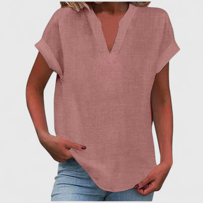 Olivia | Comfortable V-Neck Blouse