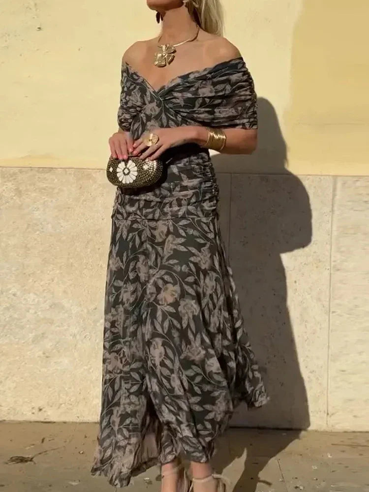 Victoria | Elegant Dress With V-Neckline