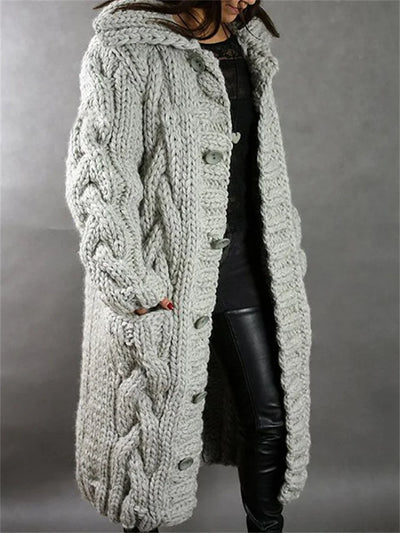 Victoria | Chunky Knit Long Cardigan