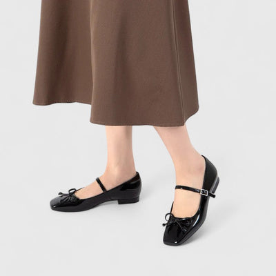 Victoria | Orthopedic Square Toe Ballet Flats Shoes