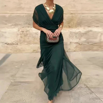 Victoria | Elegant Dress With V-Neckline