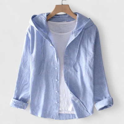 Victoria | Elegant Hooded Blouse