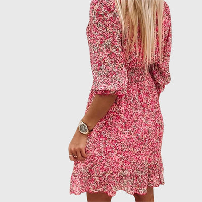 Victoria | Floral Puff Sleeve Dress