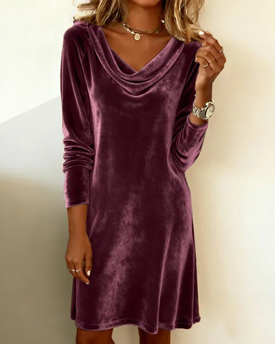 Olivia | Luxurious, Flowing Velvet Dress