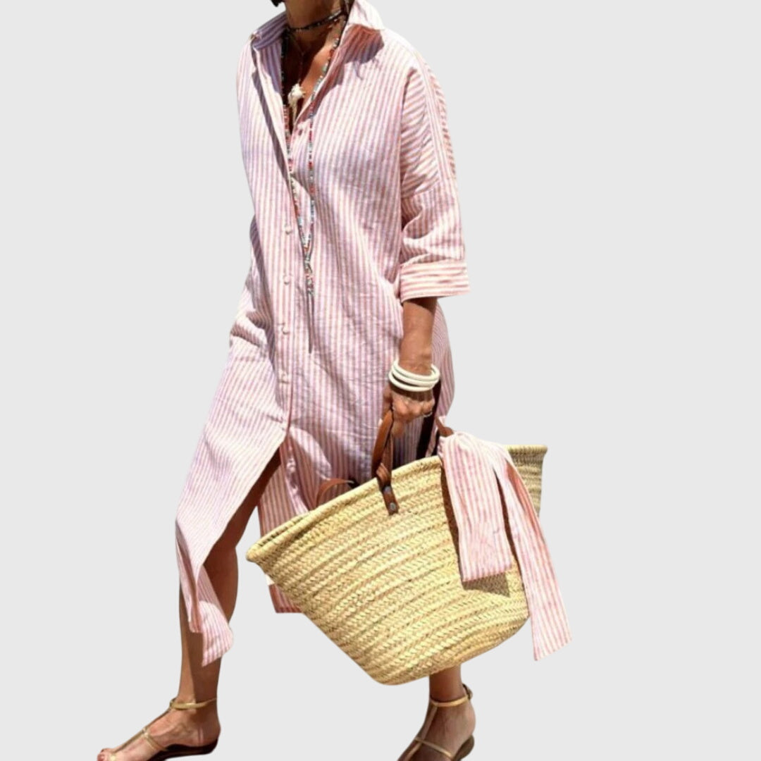 Victoria | Classic Striped Dress