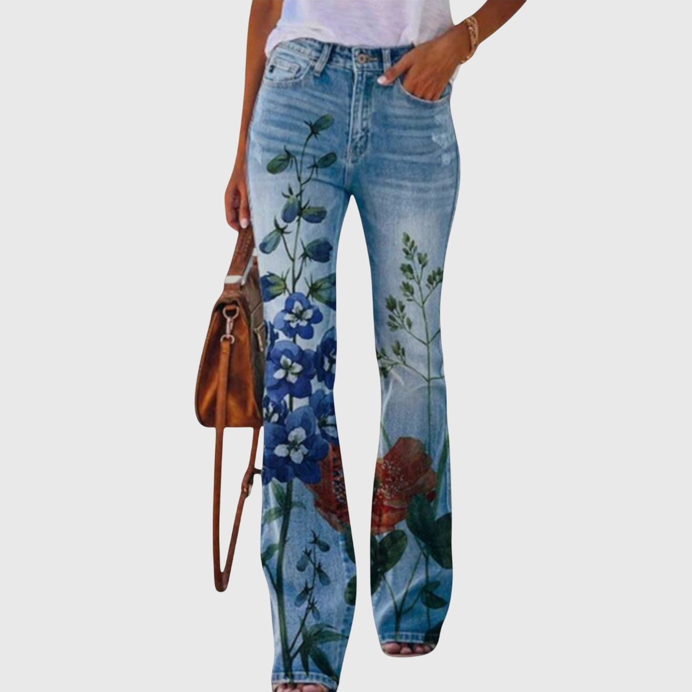 Victoria Pants with Flowers |
