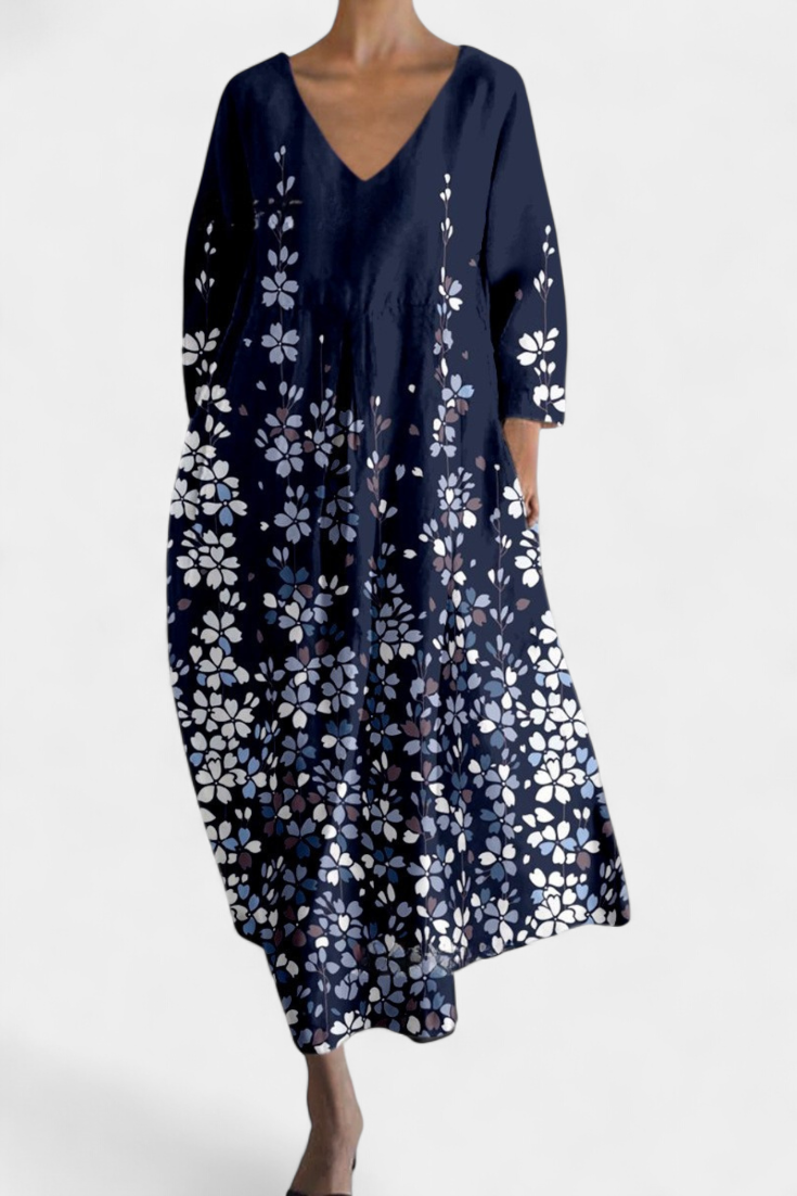 Olivia| Comfortable V-neck Dress