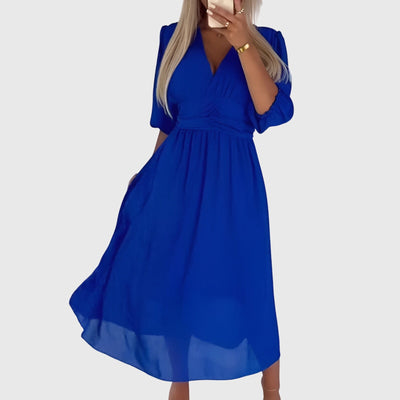 Victoria | Lightweight Silky Chiffon Dress