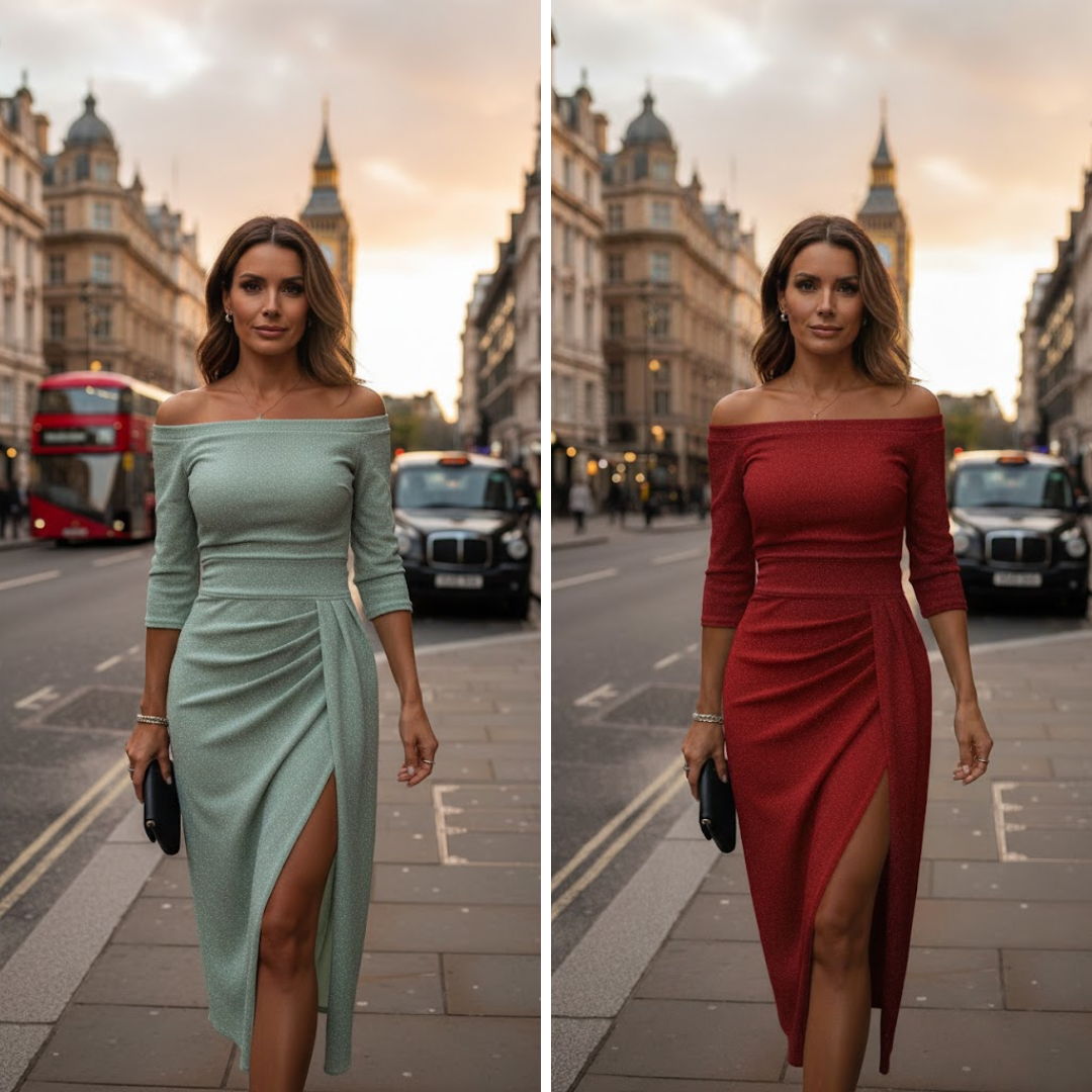 Olivia | Chic halter maxi dress with an elegant, flowing fit