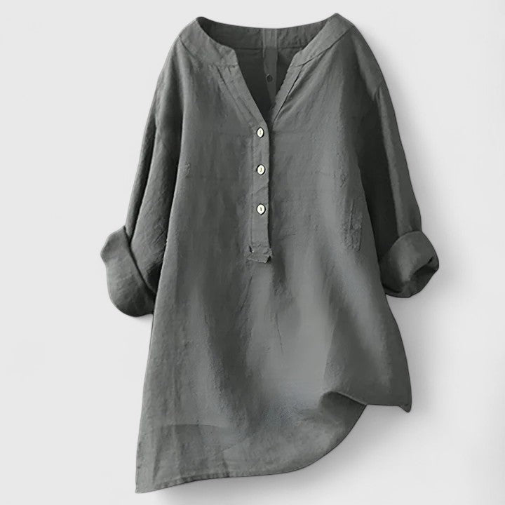 Victoria | Elegant Button-Front Shirt