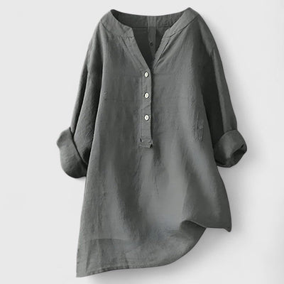 Victoria | Elegant Button-Front Shirt