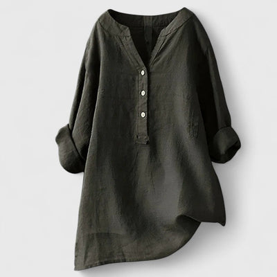 Victoria | Elegant Button-Front Shirt