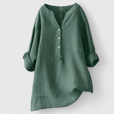 Victoria | Elegant Button-Front Shirt