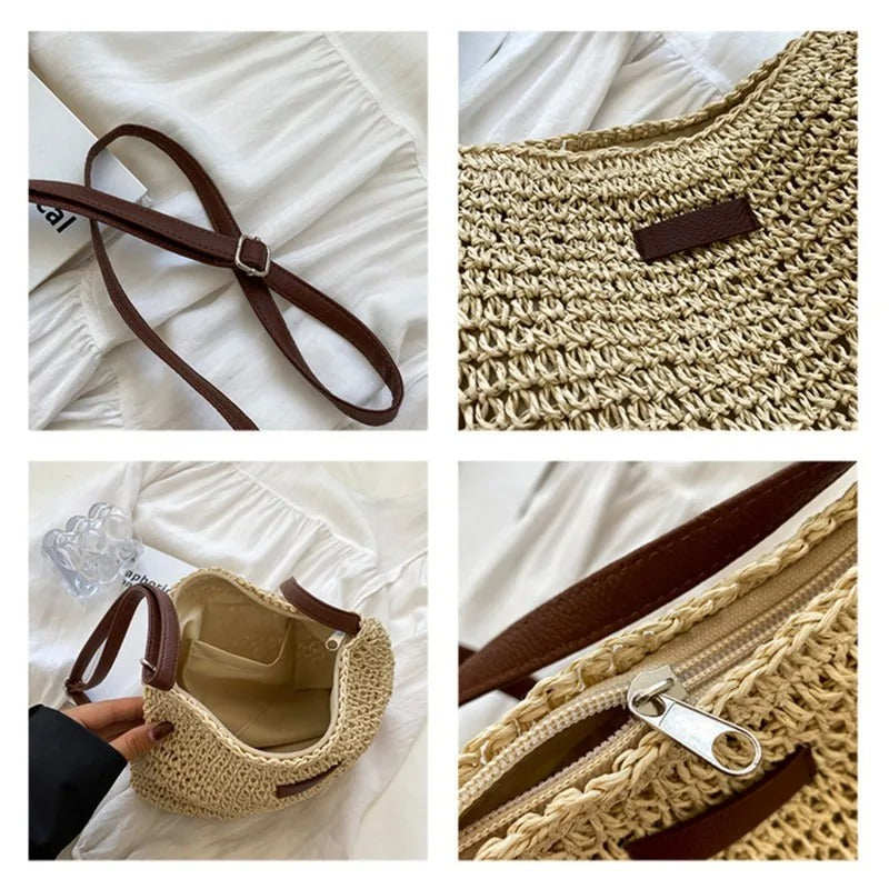 Victoria | Straw shoulder bag