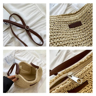 Victoria | Straw shoulder bag