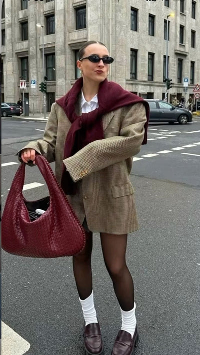 Victoria | Woven Maxi Bag