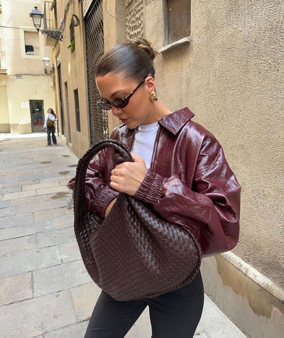 Victoria | Woven Maxi Bag