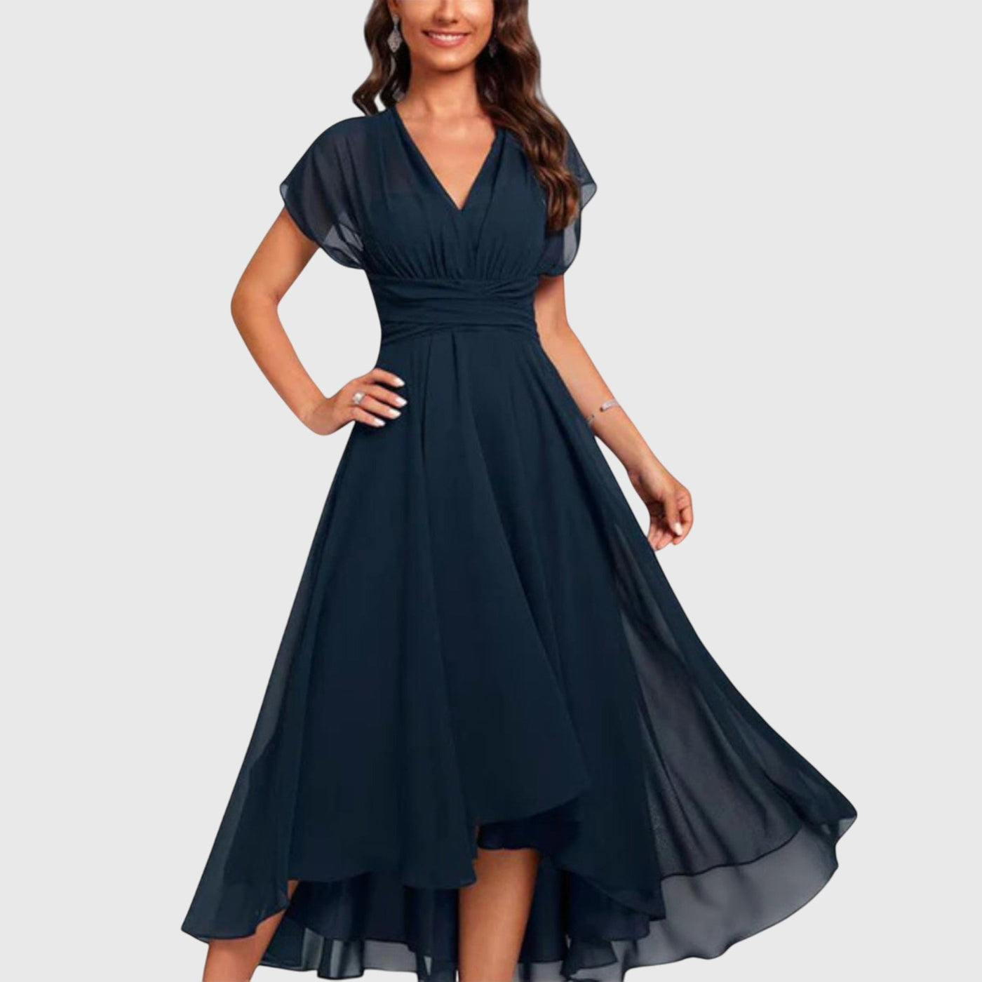 Victoria | V-Neck A-Line Dress