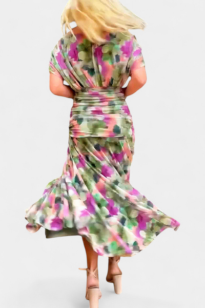 Victoria | Elegant Dress With V-Neckline