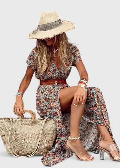Victoria | Stylish Boho Maxi Dress