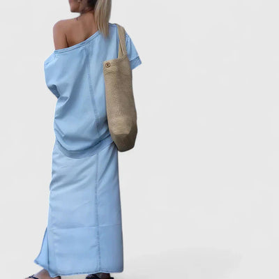 Victoria | Elegant Maxi Skirt Set